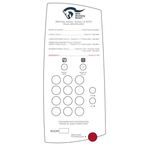 Faceplate for 3100MW2 Telephone GS #0062231